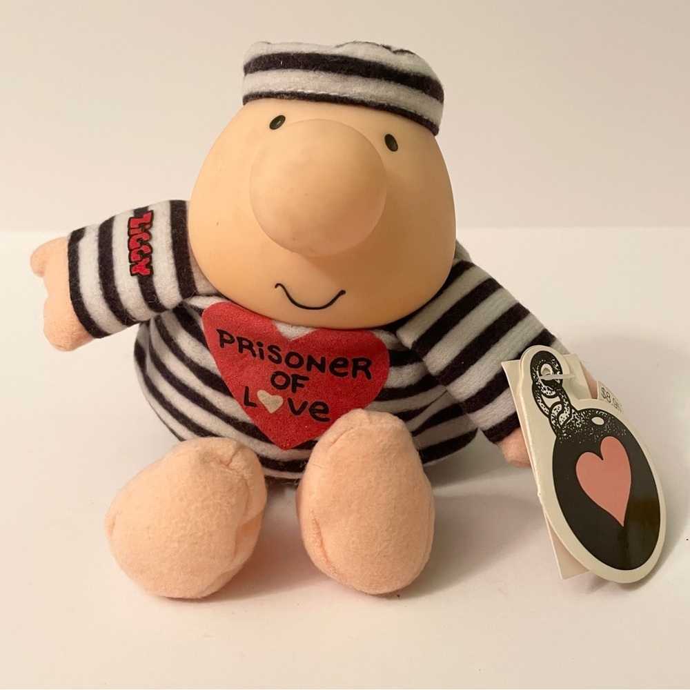 Vintage 1993 Ziggy Plush Prisoner of Love Tom Wilson American Greetings